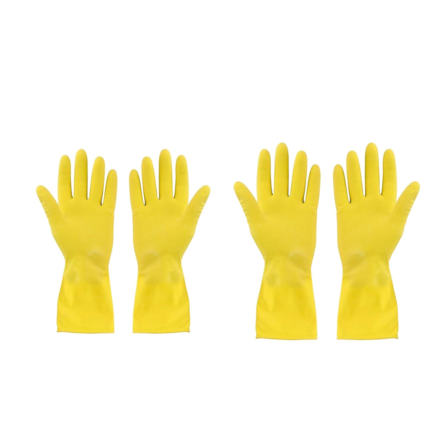 4854 2 pair med yellow gloves For Types Of Purposes Like Washing Utensils, Gardening And Cleaning Toilet Etc. DeoDap 4854 2 pair med yellow gloves For Types Of Purposes Like Washing Utensils, Gardening And Cleaning Toilet Etc. DeoDap